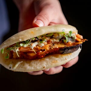 West Sussex Wedding, Evening Food, Bao Bun